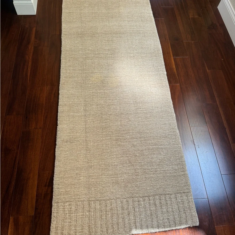 3x5 West Elm Wool Runner and Premium Rug pad